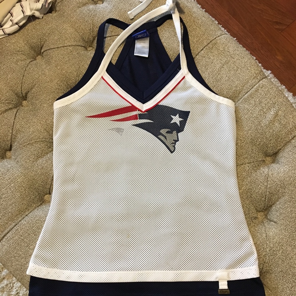 EUC Reebok New England Patriots tank small